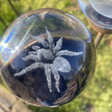 5061098722224 1 3D Crystal Ball Decorative Garden Stake Ornament Spider.jpg